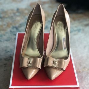 Coach nude heels
